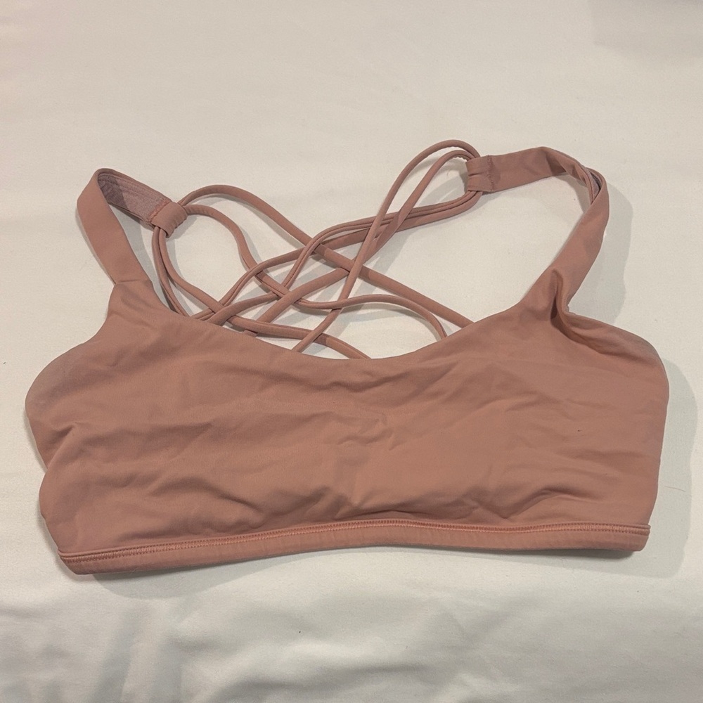Light Pink Lululemon Sports Bra